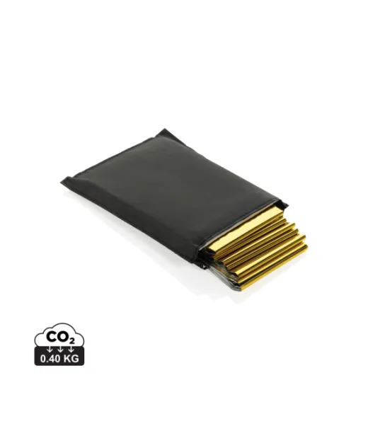 Solra Hätäpeite Rcs-kierrätetystä Rpet-pussissa Musta