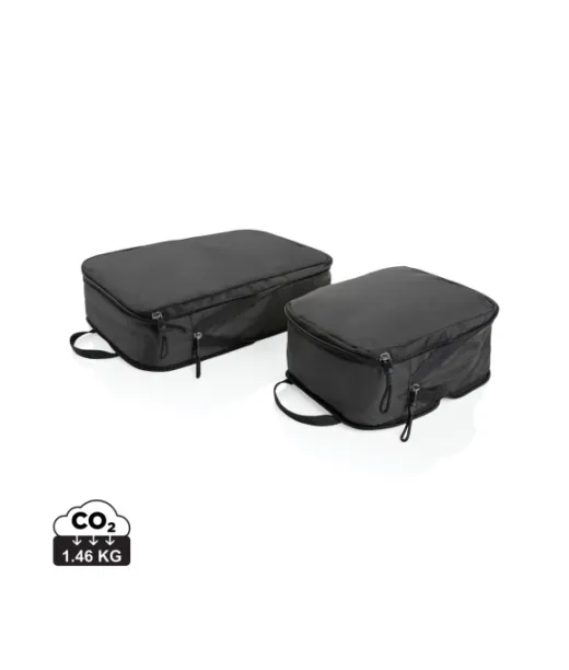 Swiss Peak Ridge Aware™ Rpet -pakkauskuutio 2kpl Musta