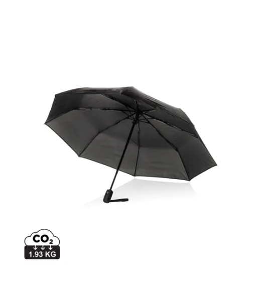 Swiss Peak Vito Aware™ Rpet 21" Automaattinen Sateenvarjo Musta