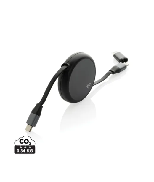 Terra Rcs 240w Kierrätysalumiini 2 In 1 Vetokaapeli Musta