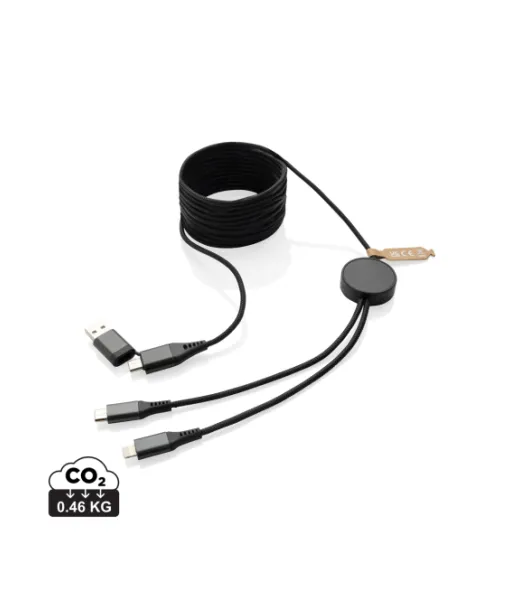 Terra Rcs Kierrätetty Pet 3 Metrin 4-in-1 Kaapeli Harmaa