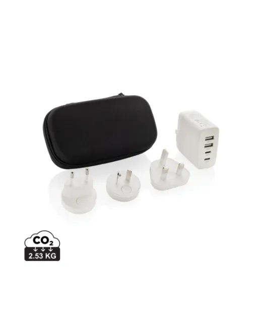 Travelcharge Pro Rcs -matkalaturi Usb C:llä Valkoinen, Musta