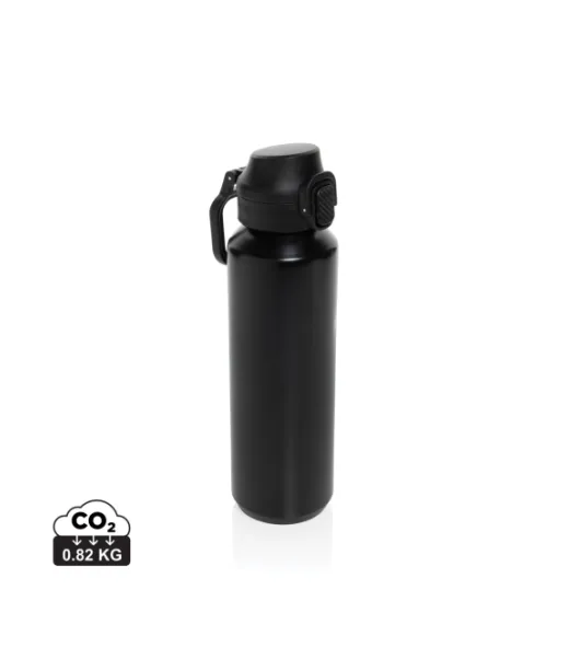 Via Rcs Re-steel Lukittava Urheilupullo 600ml Musta