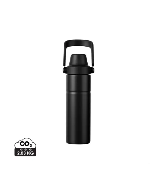 Vinga Baltimore Trek Rcs Kierrätetty Ss-pullo 600 Ml Musta