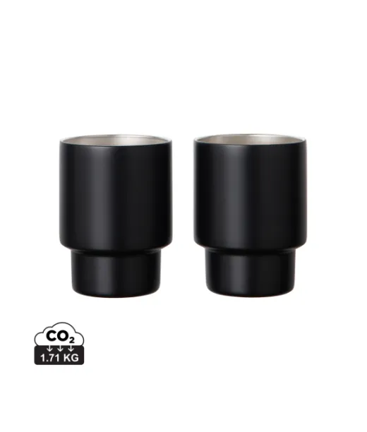 Vinga Nagano Rcs Kierrätetyt Teräsmukit, 2 Kpl Musta