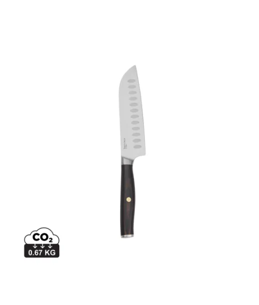 Vinga Tara Santoku-veitsi Terästä Teräs, Musta