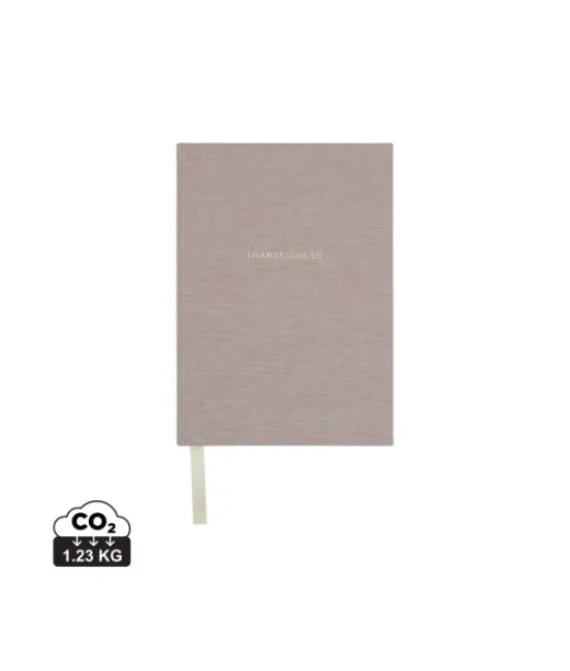 Vinga Thankfulness -päiväkirja Grs-sertifioitua Paperia Beige