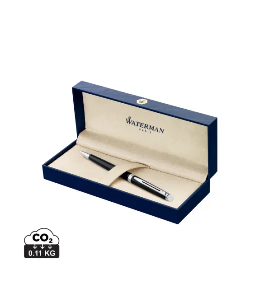Waterman Hemisphere Black -kynä Hopeanvärinen