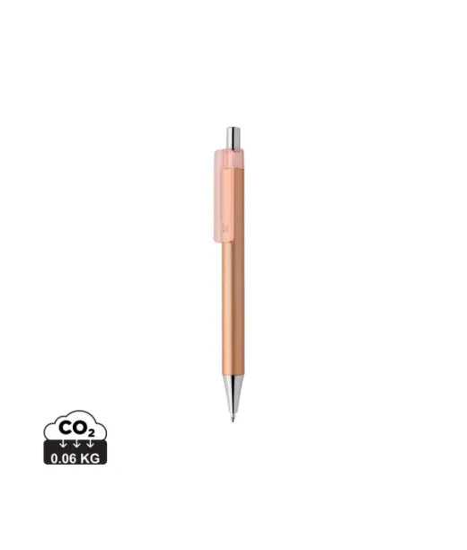 X8 Metallinhohtoinen Kynä Ruskea