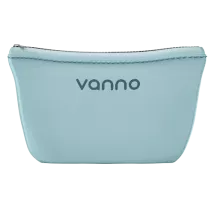 toilettilaukku logolla