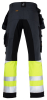 2134 Core Riipputaskuhousut Stretch Hi-vis Tummanharmaa / Keltainen