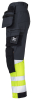 2134 Core Riipputaskuhousut Stretch Hi-vis Tummanharmaa / Keltainen