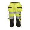 2217 Piraattihousut Hi-vis Keltainen / Musta