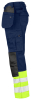 2277 Riipputaskuhousut Puuvillaa Hi-vis Mariini / Keltainen