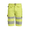 2296 Huomioväriset Työshortsit Stretch-materiaalia Keltainen