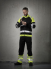 2314 Reisitaskuhousut Hi-vis Mariini / Keltainen