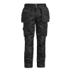 2327 Naisten Craftsman-työhousut, Stretch Musta