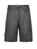 2336 Craftman Semistretch -shortsit Harmaa / Musta
