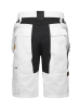 2336 Craftman Semistretch -shortsit Valkoinen / Musta