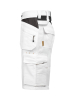 2336 Craftman Semistretch -shortsit Valkoinen / Musta