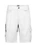 2336 Craftman Semistretch -shortsit Valkoinen / Musta