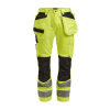 2377 Riipputaskuhousut Hi-vis Keltainen / Musta