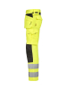 2379 Craftsman Stretch Hi-vis -housut Keltainen / Musta