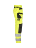 2379 Craftsman Stretch Hi-vis -housut Keltainen / Musta