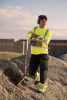 2514 Craftsman Stretch Hi-vis -työhousut Musta / Keltainen