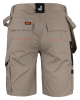 2722 Riipputaskushortsit Khaki / Musta