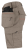 2722 Riipputaskushortsit Khaki / Musta