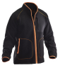 5161 Teddyfleece Takki Musta / Oranssi