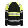 5224 Collegepaita Hi-vis Musta / Keltainen