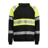 5224 Collegepaita Hi-vis Musta / Keltainen