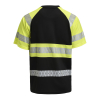 5226 T-paita Hi-vis Musta / Keltainen
