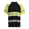 5226 T-paita Hi-vis Musta / Keltainen