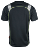 5620 T-paita Spun Dye Vision Musta / Keltainen
