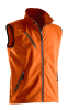 7502 3-kerroksinen Softshell-liivi Oranssi