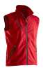 7502 3-kerroksinen Softshell-liivi Punainen