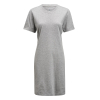 American T-shirt Dress Women Meleerattu Harmaa