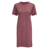 American T-shirt Dress Women Murrettu Punainen