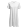 American T-shirt Dress Women Valkoinen