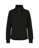 Anzac Lady Half Zip Collar Musta