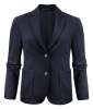 Casual Blazer Woman Tummansininen