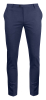 Classic Trousers Meleerattu Tummansininen