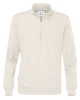 Cottover Half Zip Unisex Luonnonvalkoinen