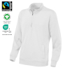 Cottover Half Zip Unisex Valkoinen