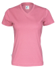 Cottover T-paita Lady, V-aukko Pinkki
