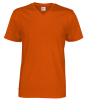 Cottover T-paita, V-aukko Oranssi