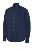 Cottover Twill Kauluspaita Comfort Tummansininen